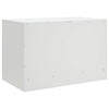 TV-tasot 2 kpl valkoinen 67x39x44 cm teräs