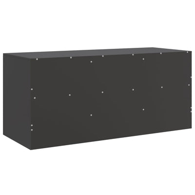 TV-taso musta 99x39x44 cm teräs