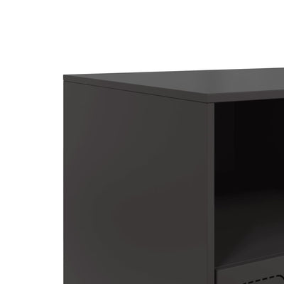 TV-taso musta 99x39x44 cm teräs