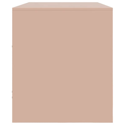 TV-taso pinkki 99x39x44 cm teräs