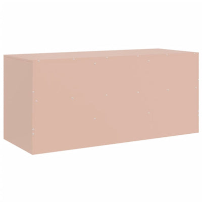 TV-taso pinkki 99x39x44 cm teräs