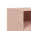 TV-taso pinkki 99x39x44 cm teräs