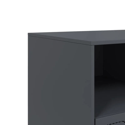 TV-taso antrasiitti 99x39x44 cm teräs