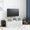 TV-taso valkoinen 99x39x44 cm teräs