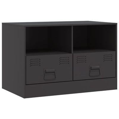 TV-taso musta 67x39x44 cm teräs