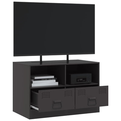 TV-taso musta 67x39x44 cm teräs