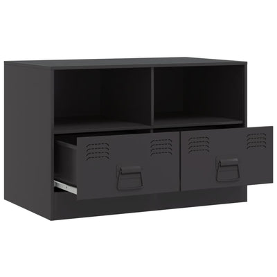 TV-taso musta 67x39x44 cm teräs