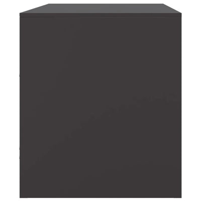 TV-taso musta 67x39x44 cm teräs
