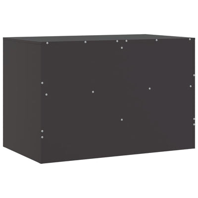 TV-taso musta 67x39x44 cm teräs