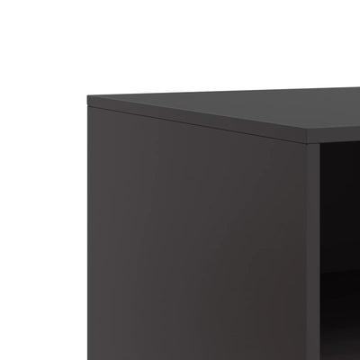 TV-taso musta 67x39x44 cm teräs