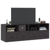 TV-tasot 2 kpl musta 67x39x44 cm teräs