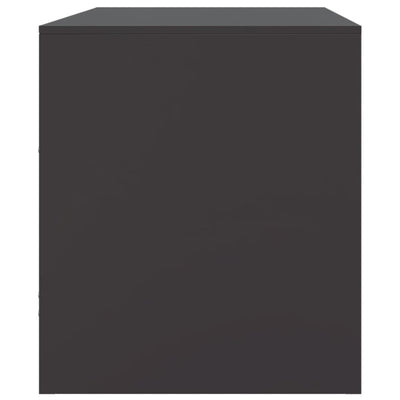TV-tasot 2 kpl musta 67x39x44 cm teräs