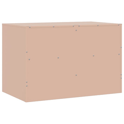 TV-tasot 2 kpl pinkki 67x39x44 cm teräs