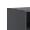 TV-taso antrasiitti 67x39x44 cm teräs