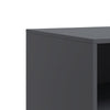 TV-tasot 2 kpl antrasiitti 67x39x44 cm teräs