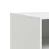 TV-tasot 2 kpl valkoinen 67x39x44 cm teräs