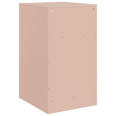 Yöpöytä pinkki 34,5x39x62 cm teräs