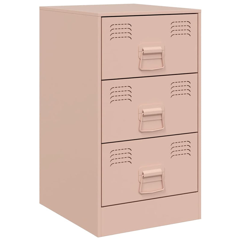 Pinkki yöpöytä Calatori 34,5x39x62cm (teräs)
