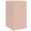 Yöpöydät 2 kpl pinkki 34,5x39x62 cm teräs