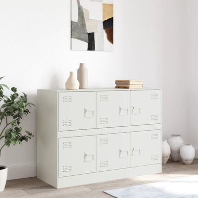 Senkki valkoinen 99x39x73 cm teräs