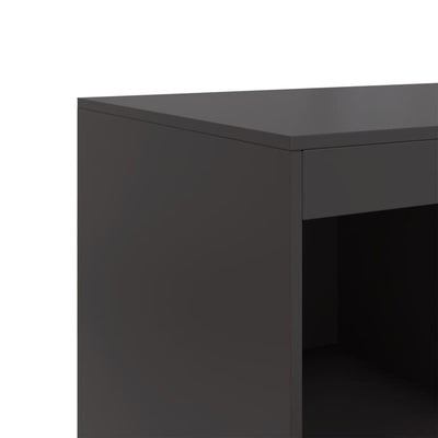Kaappi musta 67x39x95 cm teräs