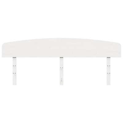 Valkoinen sängynpääty Aftenica 200cm (mänty)