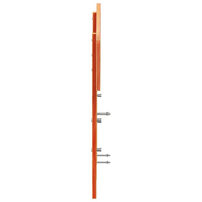 Sängynpääty ruskea 160 cm täysi mänty