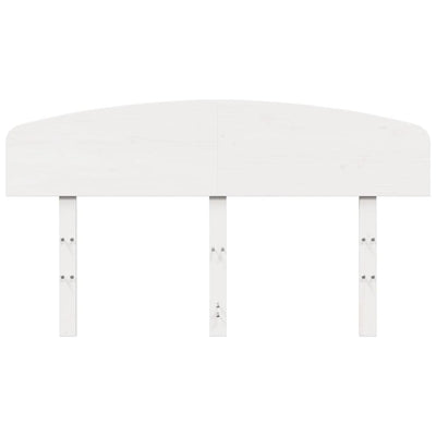 Valkoinen sängynpääty Aftenica 150cm (mänty)