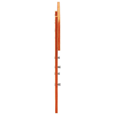 Sängynpääty ruskea 75 cm täysi mänty