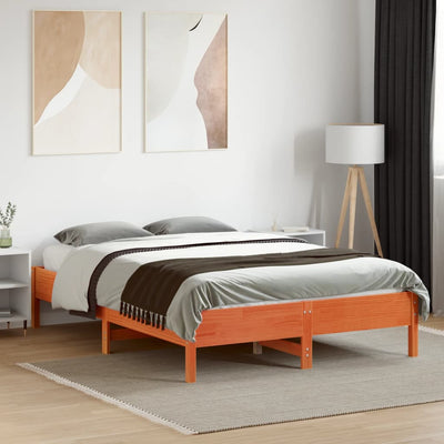 Vahanruskea sängynrunko Enciu 120x190cm (mänty)