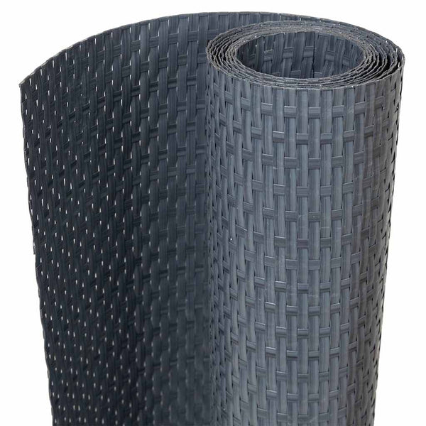 Parvekesuoja antrasiitti 300x80 cm polyrottinki