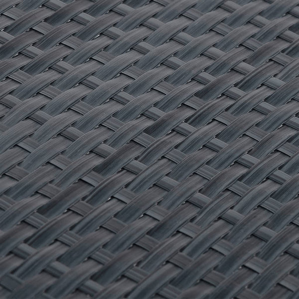 Parvekesuoja antrasiitti 300x80 cm polyrottinki
