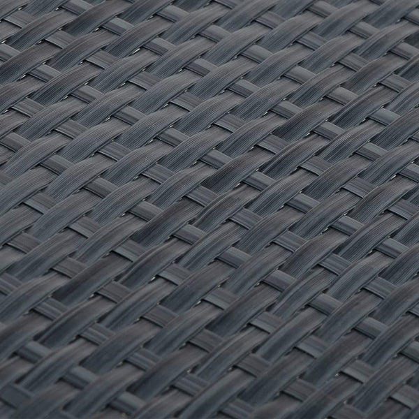 Parvekesuoja antrasiitti 500x90 cm polyrottinki
