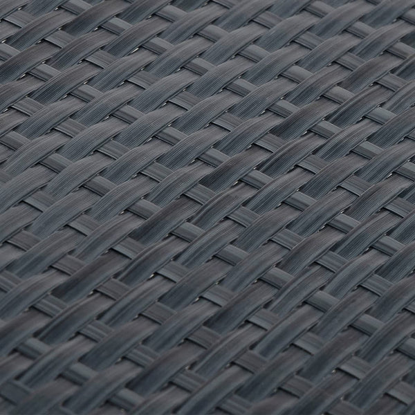 Parvekesuoja antrasiitti 1000x100 cm polyrottinki