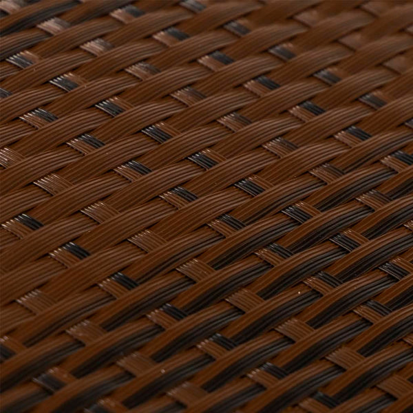 Parvekesuoja ruskea ja musta 300x100 cm polyrottinki