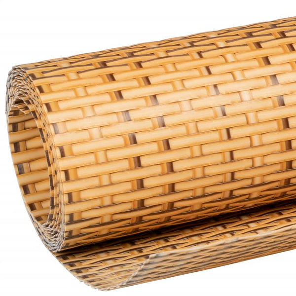 Parvekesuoja vaaleanruskea 300x80 cm polyrottinki