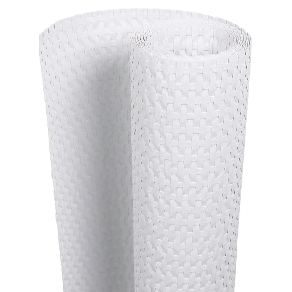 Parvekesuoja valkoinen 600x80 cm polyrottinki