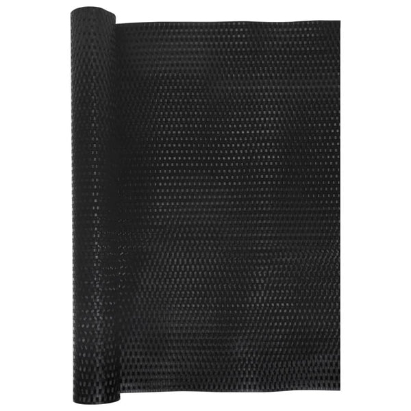 Parvekesuoja musta 300x100 cm polyrottinki