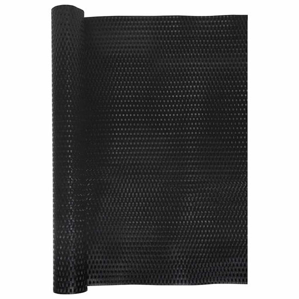 Parvekesuoja musta 500x100 cm polyrottinki