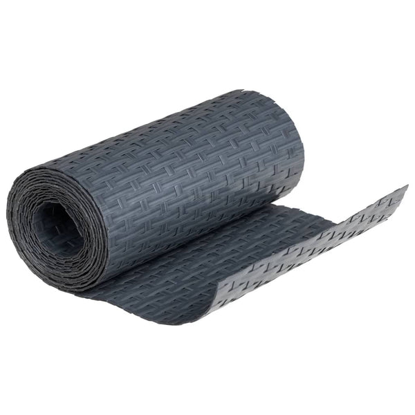 Parvekesuojat 10 kpl antrasiitti 255x19 cm polyrottinki