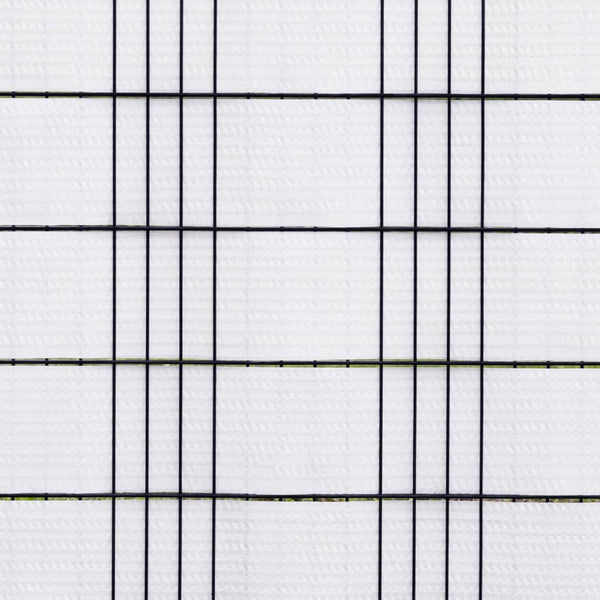 Parvekesuojat 10 kpl valkoinen 255x19 cm polyrottinki