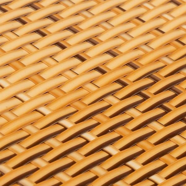 Parvekesuojat 10 kpl vaaleanruskea 255x19 cm polyrottinki