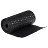 Parvekesuojat 5 kpl musta 255x19 cm polyrottinki