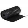 Parvekesuojat 10 kpl musta 255x19 cm polyrottinki
