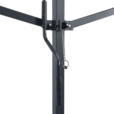 Sin./valk. vapaasti seisova markiisi Weiss 500x300cm (kangas ja teräs)