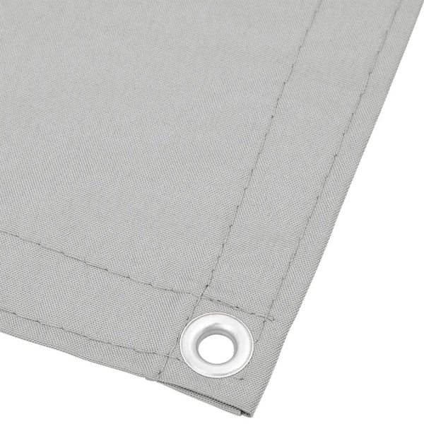 Parvekkeen suoja vaaleanharmaa 90x700 cm 100% Oxford polyesteri