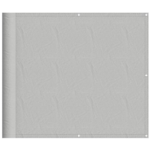 Parvekkeen suoja vaaleanharmaa 90x800 cm 100% Oxford polyesteri