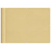 Parvekesuoja hiekka 75x700 cm 100% Oxford polyesteri