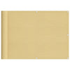 Parvekesuoja hiekka 75x800 cm 100% Oxford polyesteri