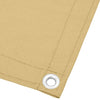 Parvekesuoja hiekka 75x1000 cm 100% polyesteri Oxford kangas